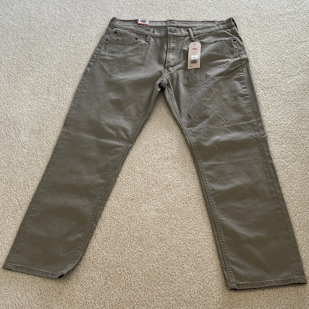 Levi's Men’s Taupe Stretch Denim Jeans 36x32 NWT